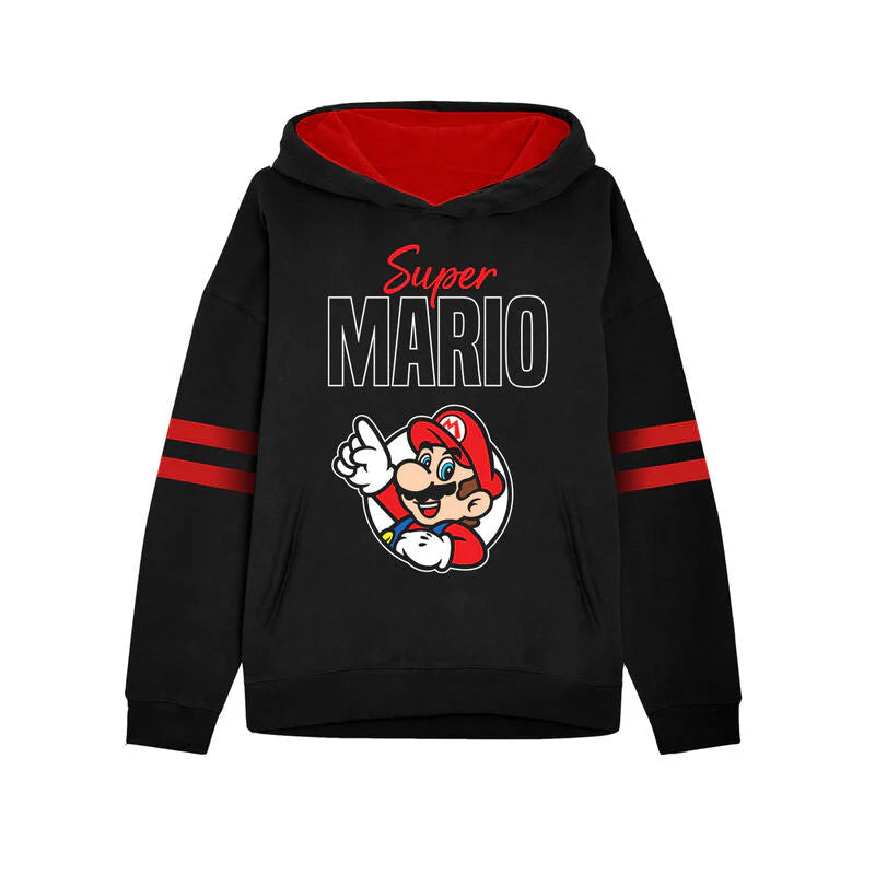SUPER MARIO CIRCLE POSE - BØRNE HÆTTETRØJE