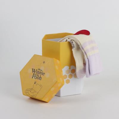 Winnie the Pooh 3-pak sokker – åben gaveboks