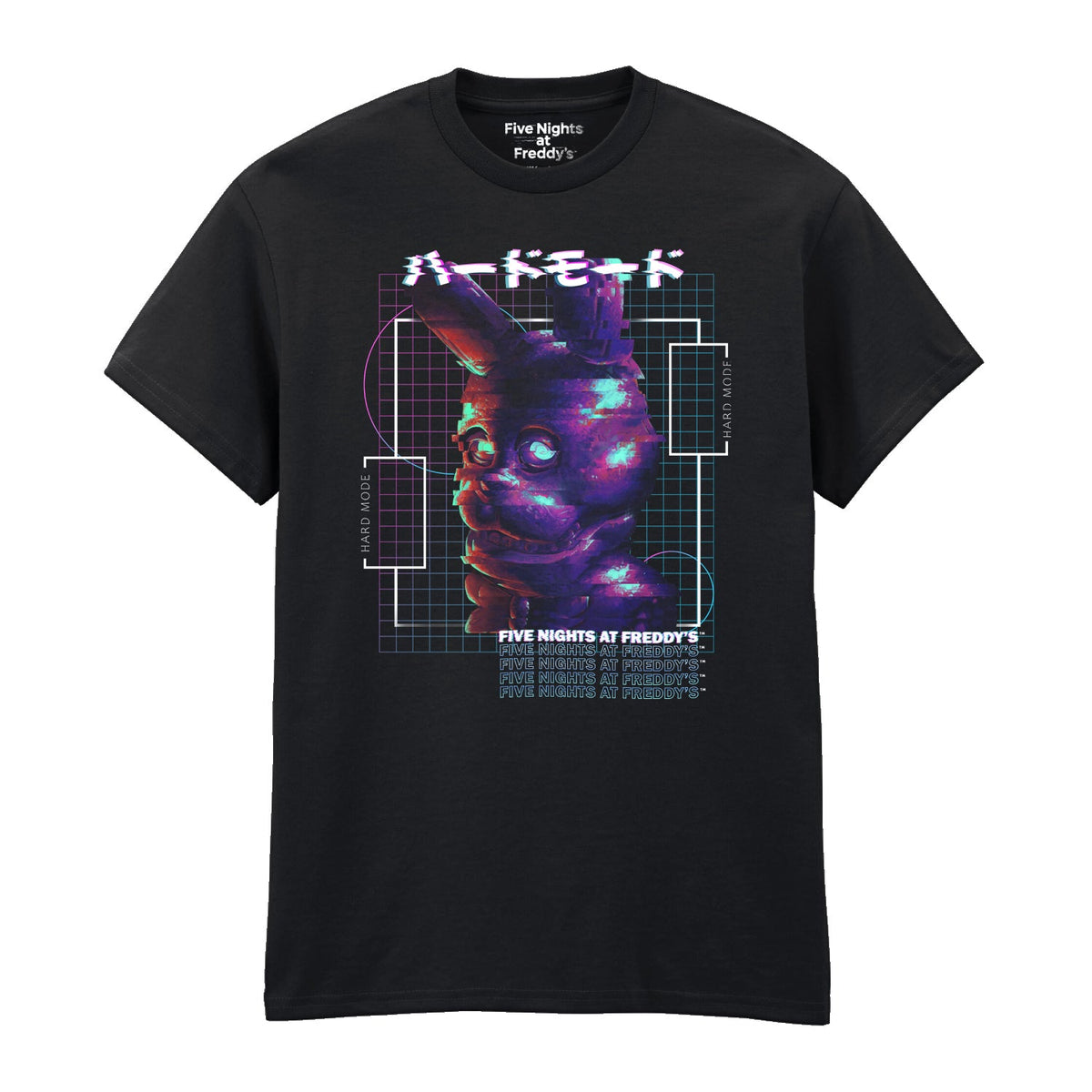 FIVE NIGHTS AT FREDDY'S - HARD MODE BONNIE GLITCH T-SHIRT
