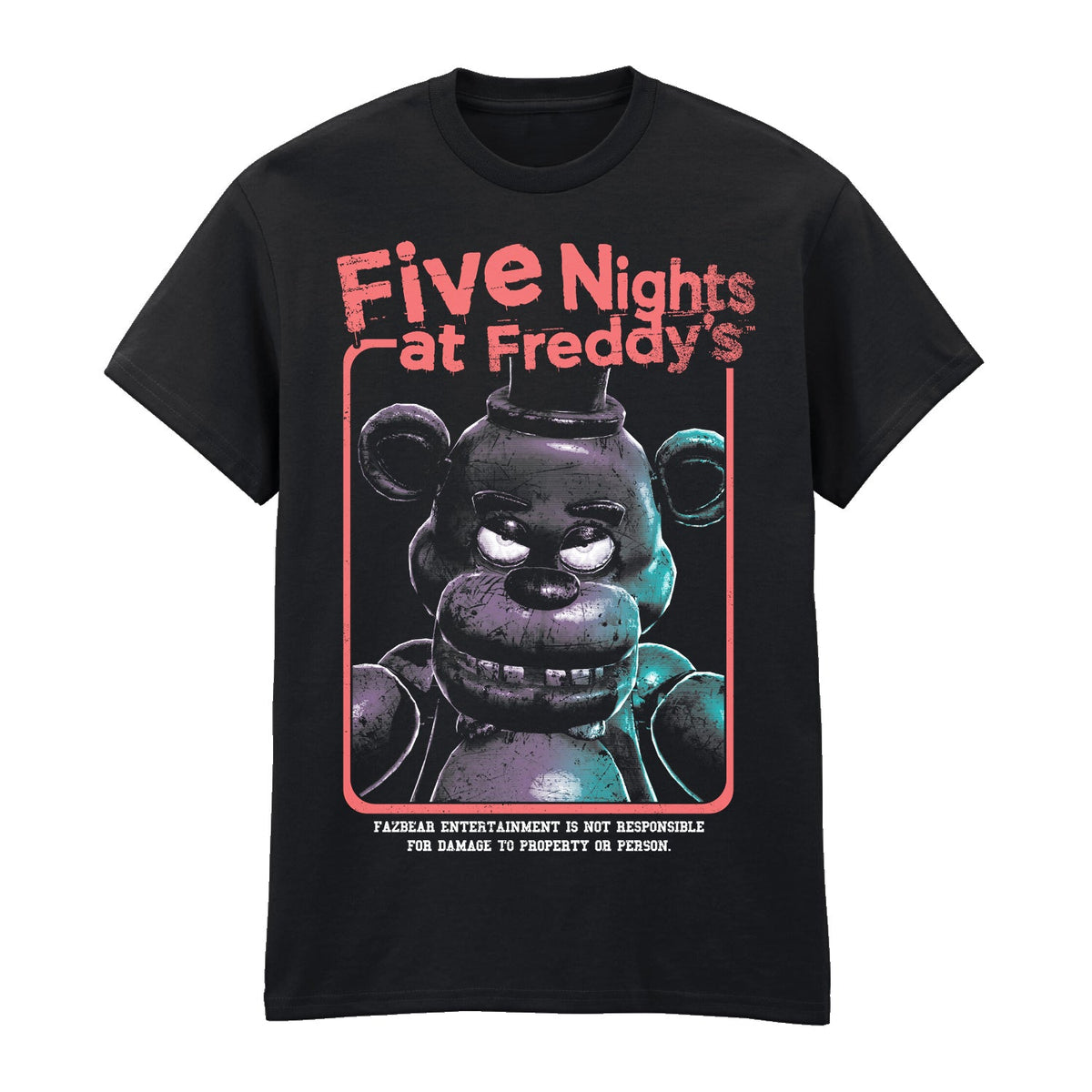 FIVE NIGHTS AT FREDDY'S - VHS T-SHIRT