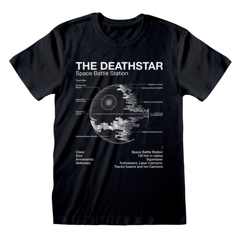STAR WARS - DEATH STAR SKETCH T-SHIRT