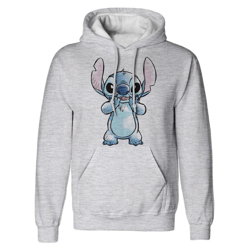 LILO OG STITCH SKITSERET HÆNDER PÅ ANSIGTET - HOODIE