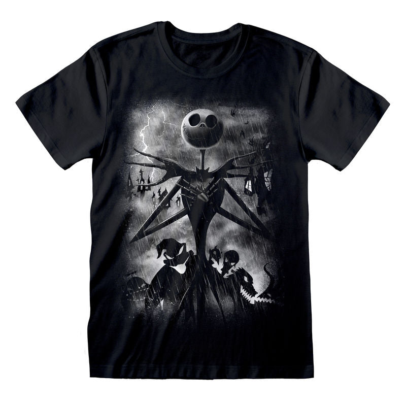 NIGHTMARE BEFORE CHRISTMAS - STORMY SKIES T-SHIRT