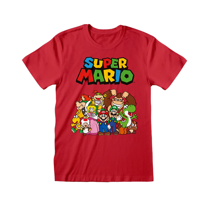 Super Mario - Main Character Group t-shirt