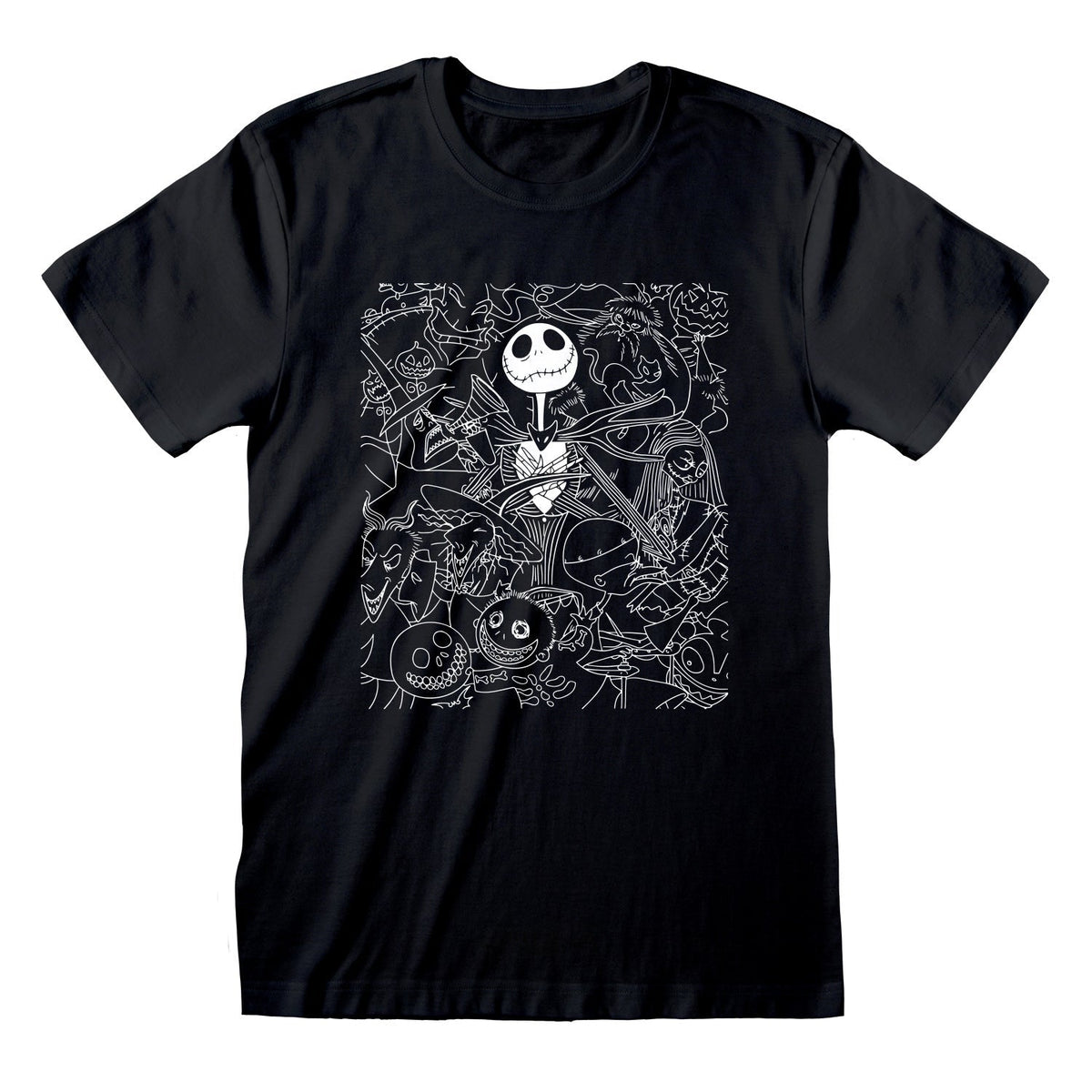 NIGHTMARE BEFORE CHRISTMAS, THE - OUTLINES T-SHIRT