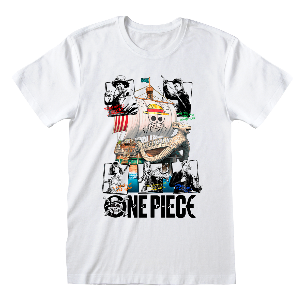 One Piece – Going Merry Call Outs T-shirt