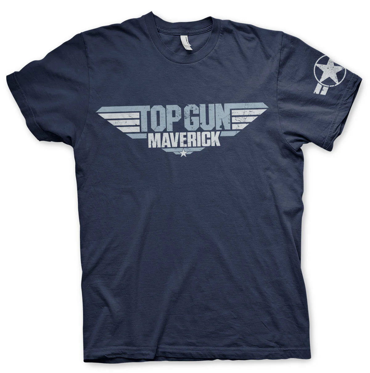 Top Gun Maverick Distressed Logo T-shirt