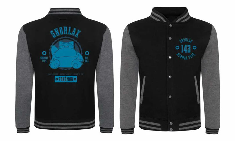 POKEMON COLLEGIATE SNORLAX - VARSITY JACKET