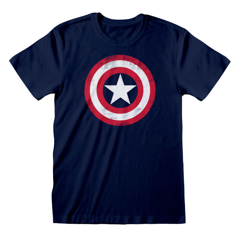 MARVEL COMICS AVENGERS - CAPTAIN AMERICA SHIELD T-SHIRT