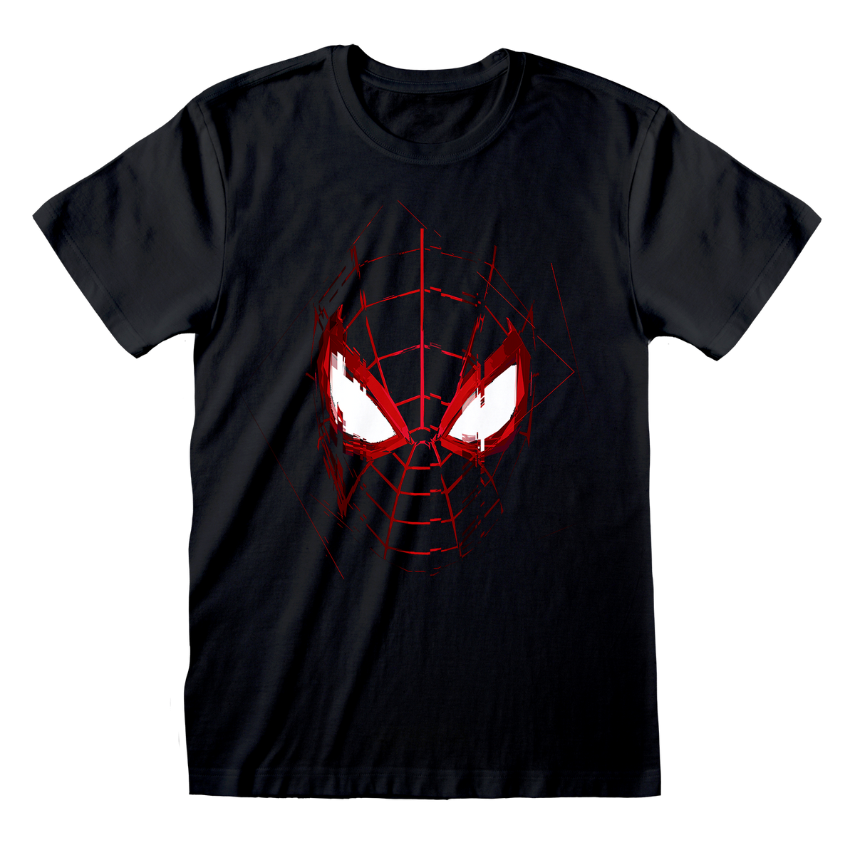 SPIDERMAN MILES MORALES - MASK GLITCH T-SHIRT