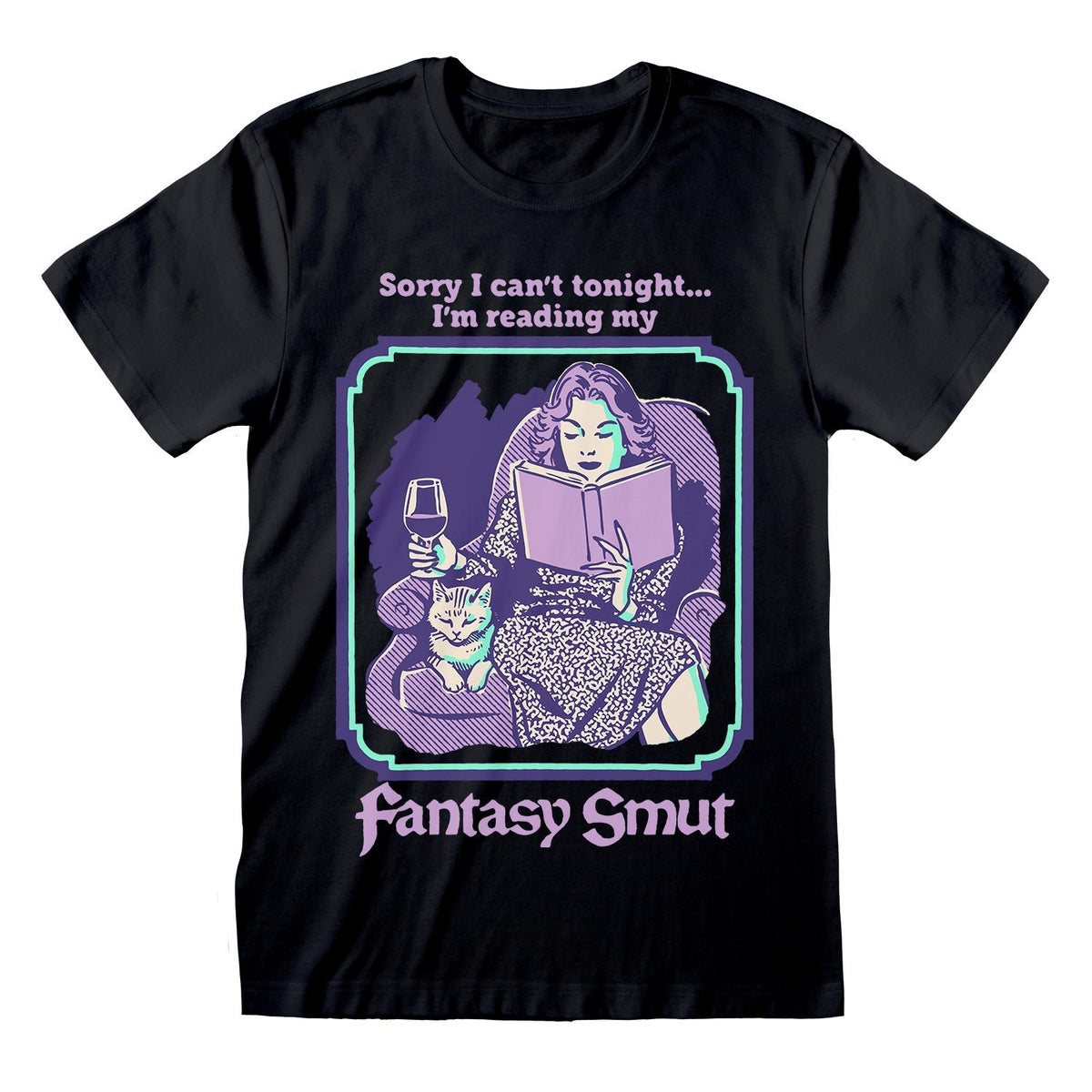 STEVEN RHODES - FANTASY SMUT BLACK TEE T-SHIRT
