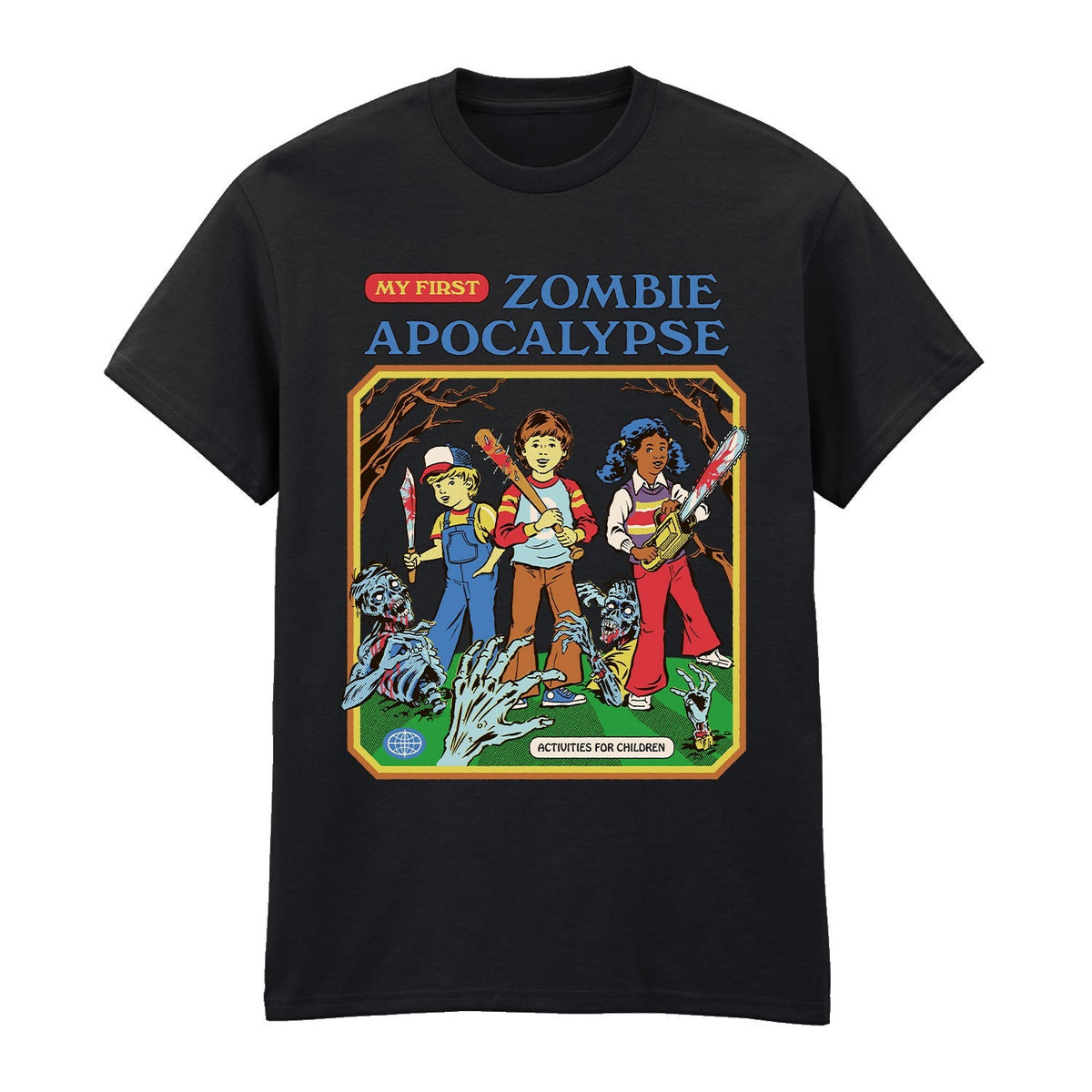 STEVEN RHODES - ZOMBIE APOCALYPSE BASIC T-SHIRT