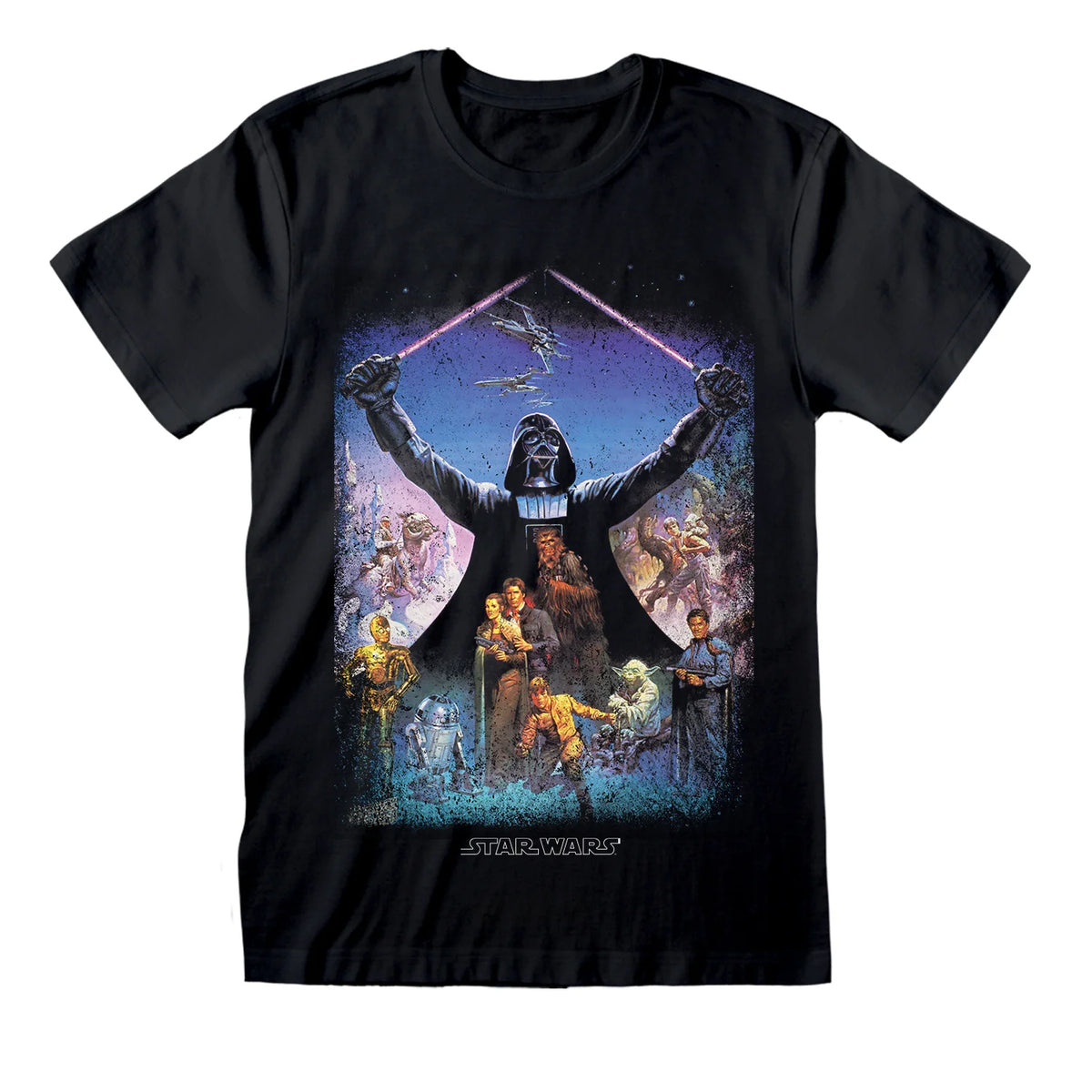 Darth Vader Lightsaber Poster T-Shirt