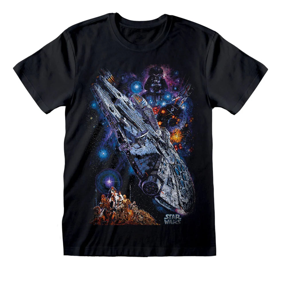 STAR WARS - GALAXY SHIP - T-SHIRT