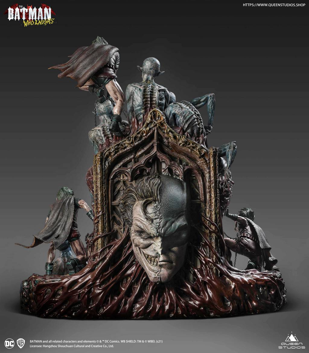Batman Who Laughs on throne 1/4 70 cm DC Comics Statue
