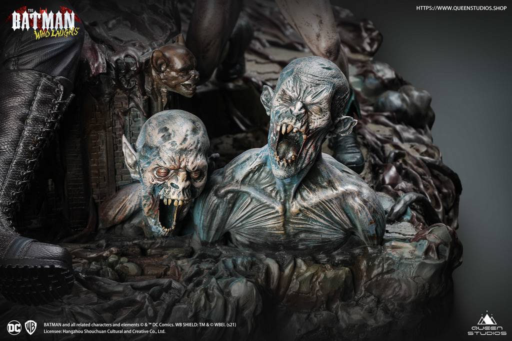 Batman Who Laughs on Throne Statue 1/4 – 70 cm – produktbillede 7