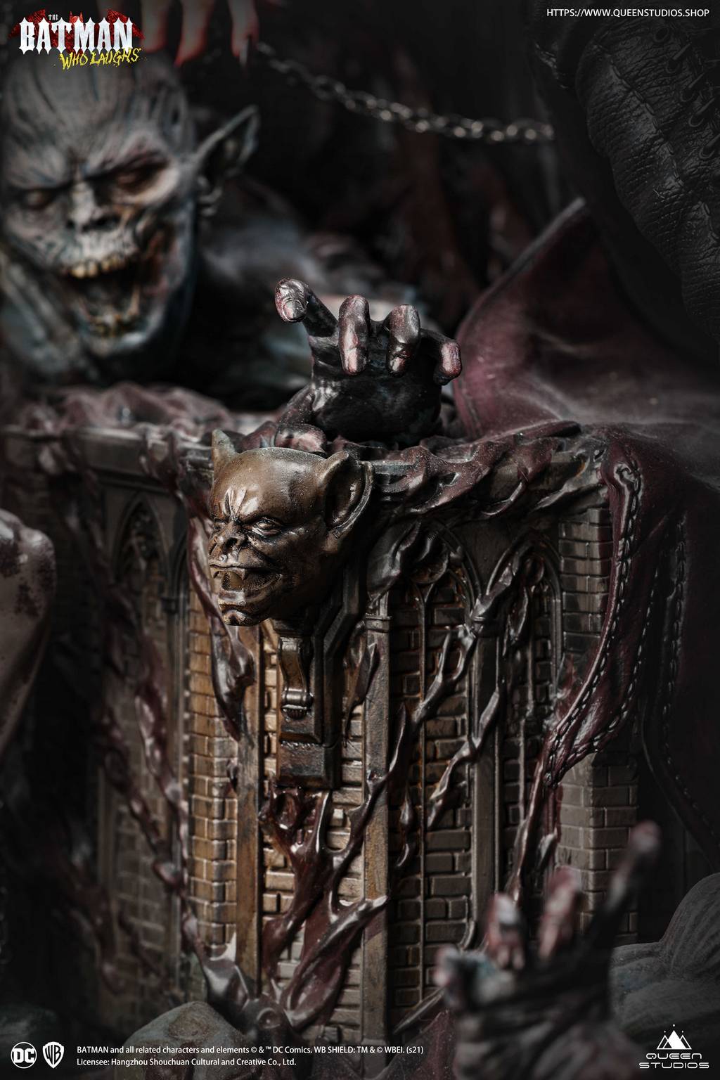 Batman Who Laughs on throne 1/4 70 cm DC Comics Statue