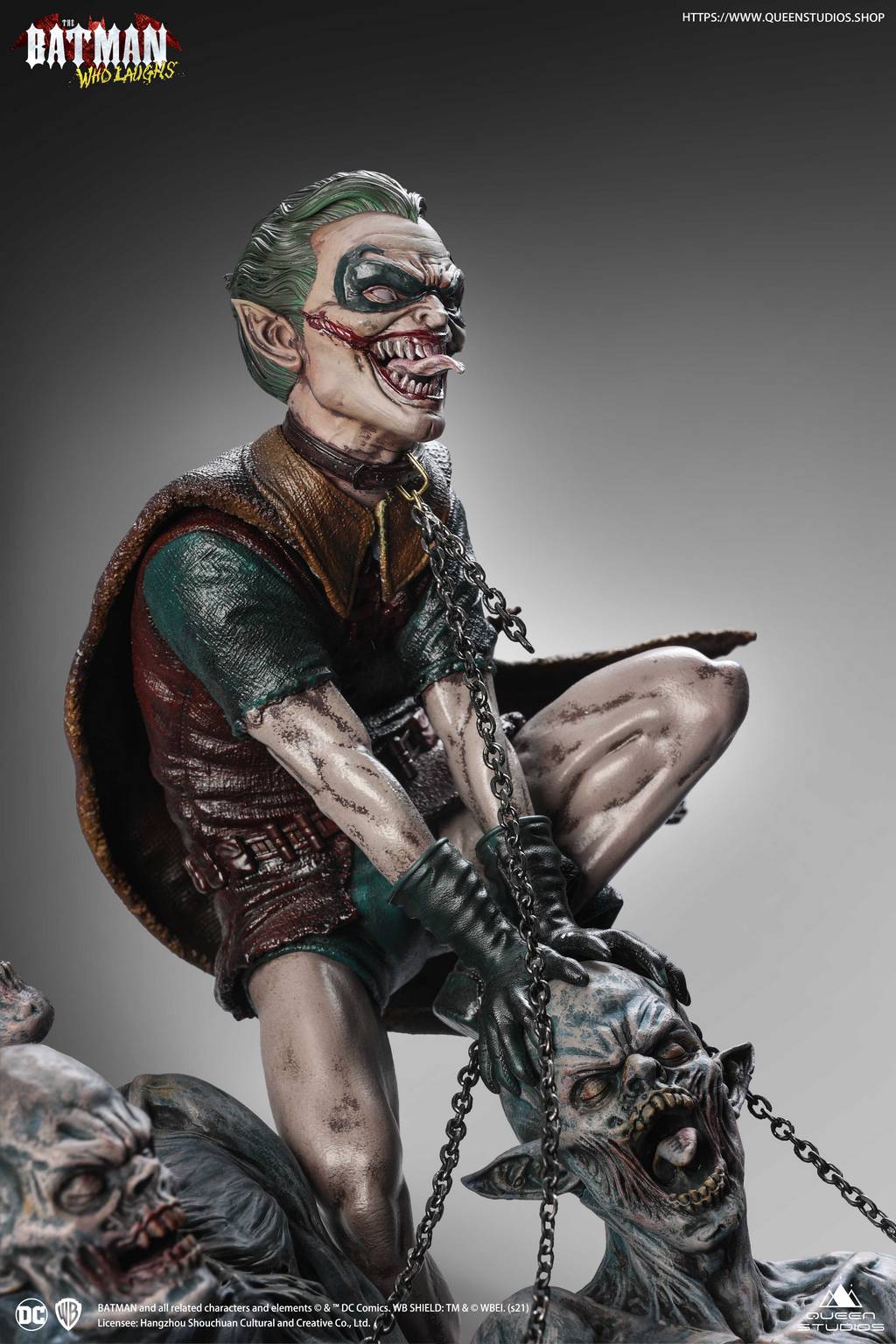 Batman Who Laughs on Throne Statue 1/4 – 70 cm – produktbillede 13