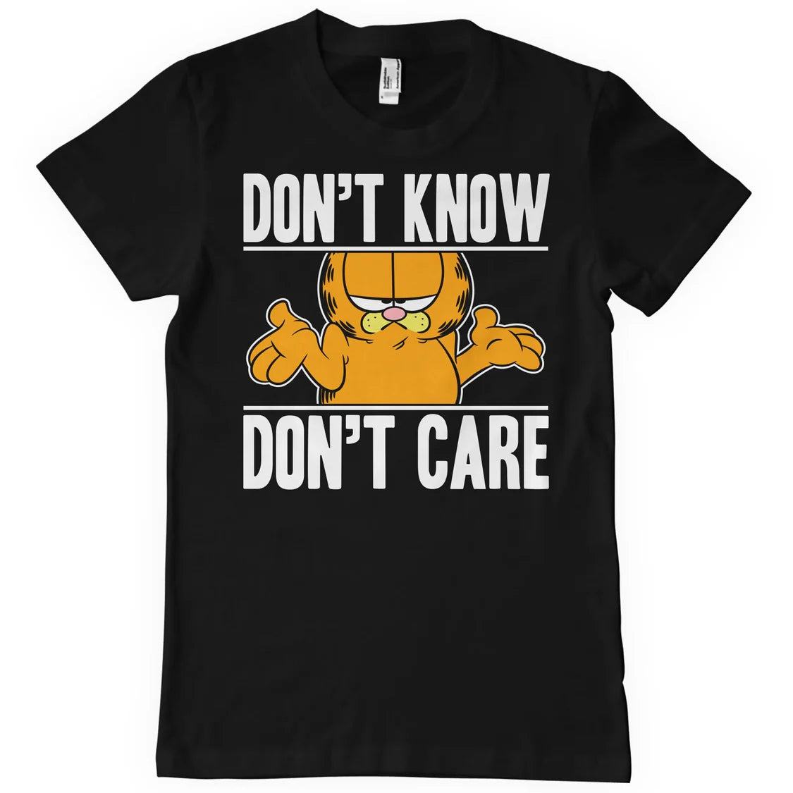 Garfield Don't Know – Don't Care T-shirt