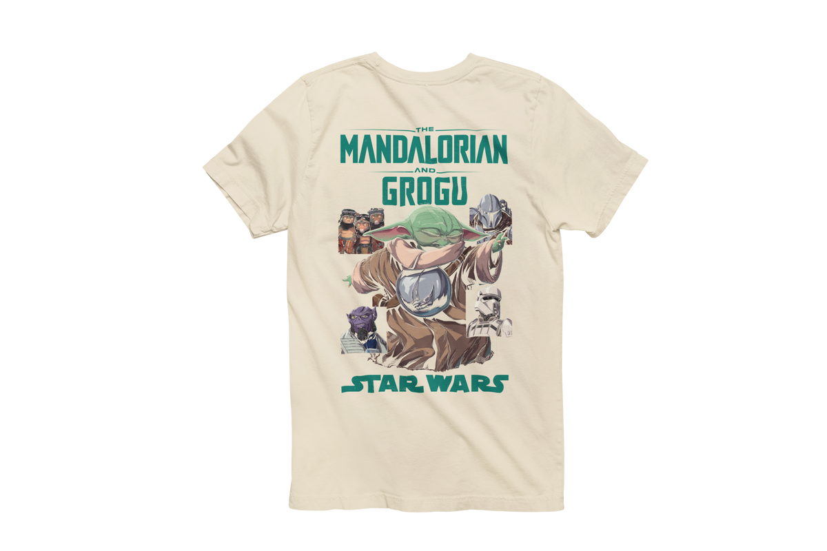 MANDO&GROGU - GROGU SQUARES BP T-SHIRT