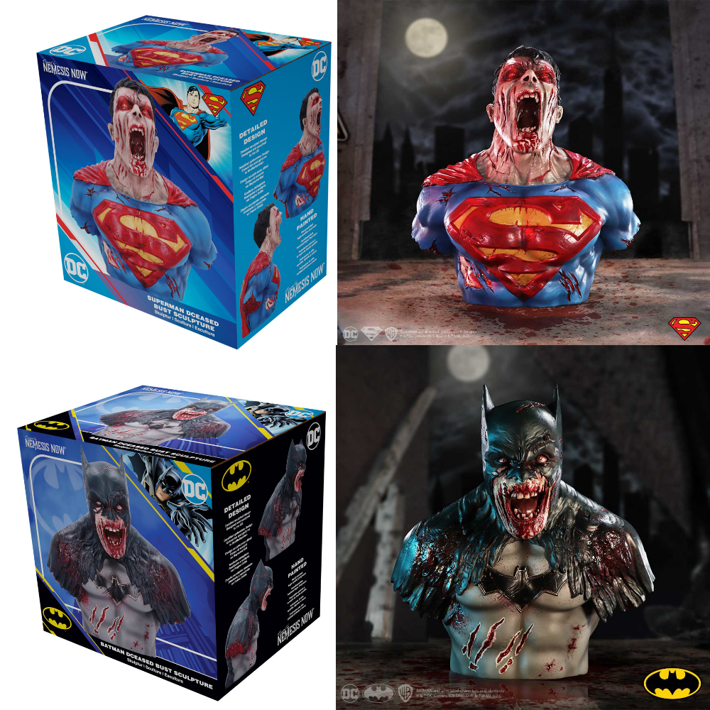 DCeased Zombie Bust Sæt – Batman & Superman
