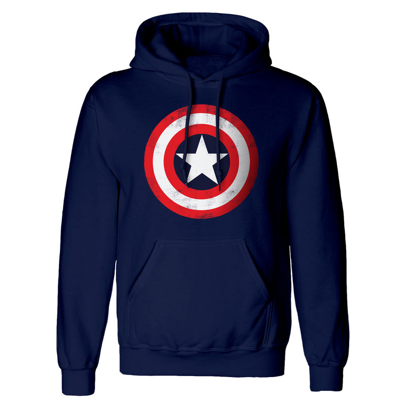MARVEL COMICS AVENGERS - CAPTAIN AMERICA SHIELD HOODIE