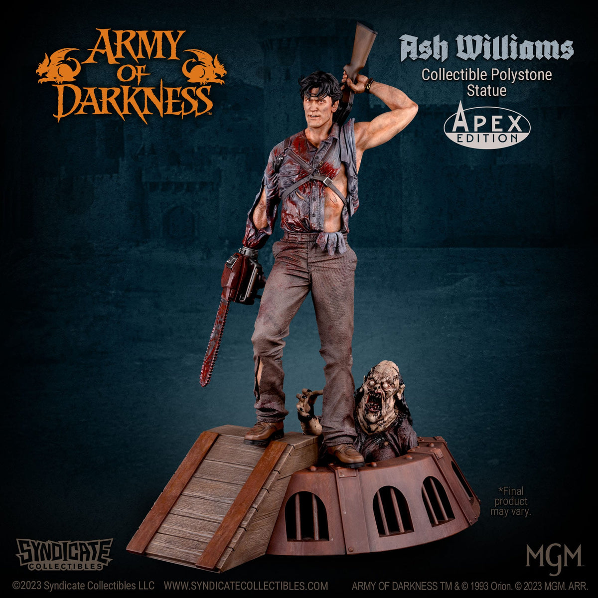 Army of Darkness Ash Williams Statue 1/10 – 28 cm – produktbillede 2