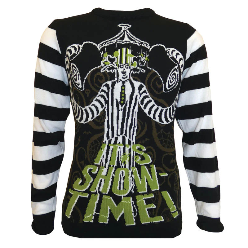 Beetlejuice Showtime julestrik – Beetlejuice Christmas Jumper