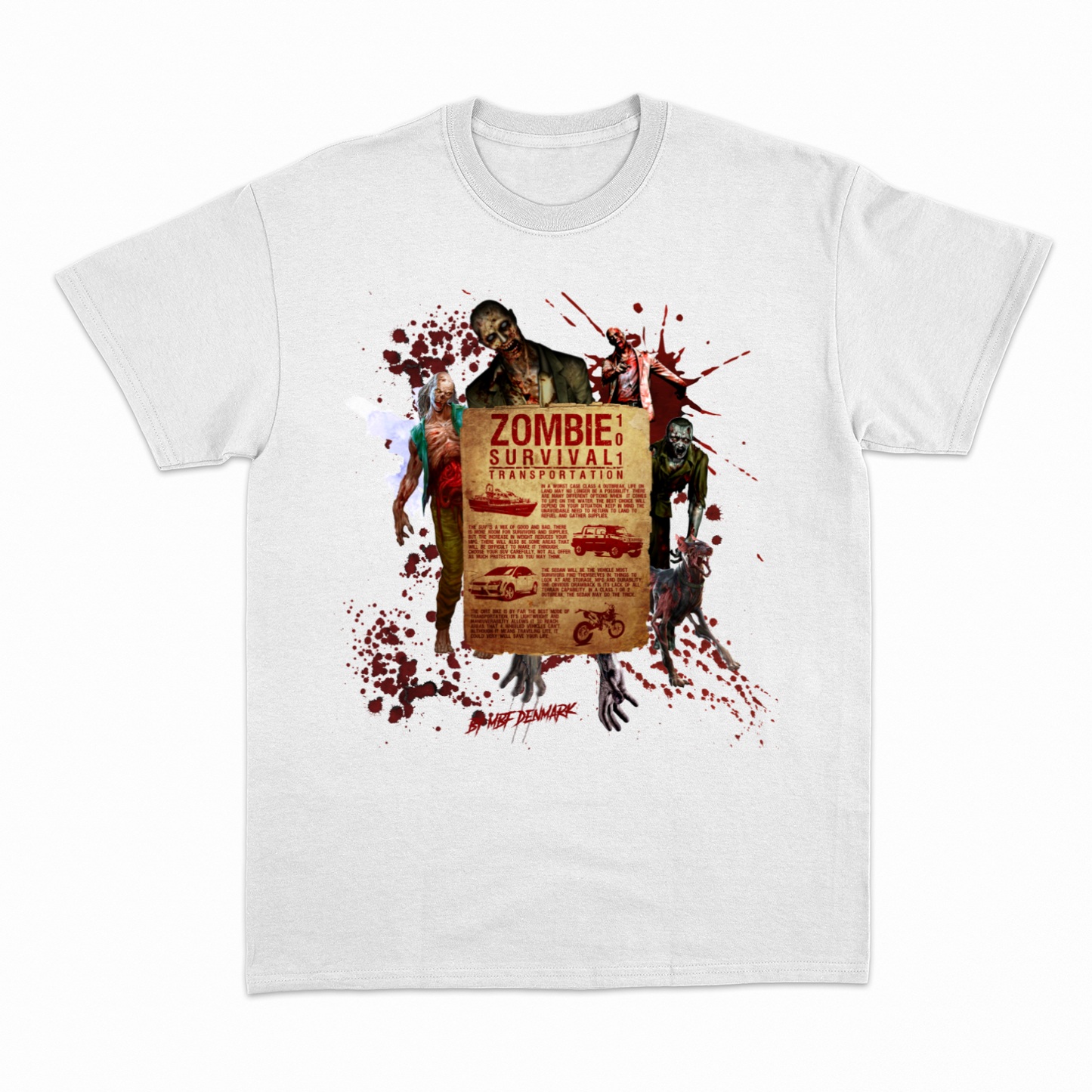 Zombie survival - Heavier fabric t-shirt