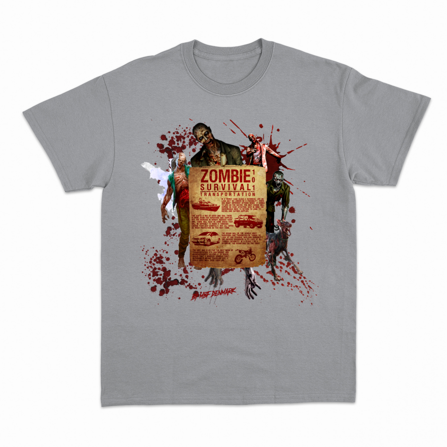 Zombie survival - Heavier fabric t-shirt