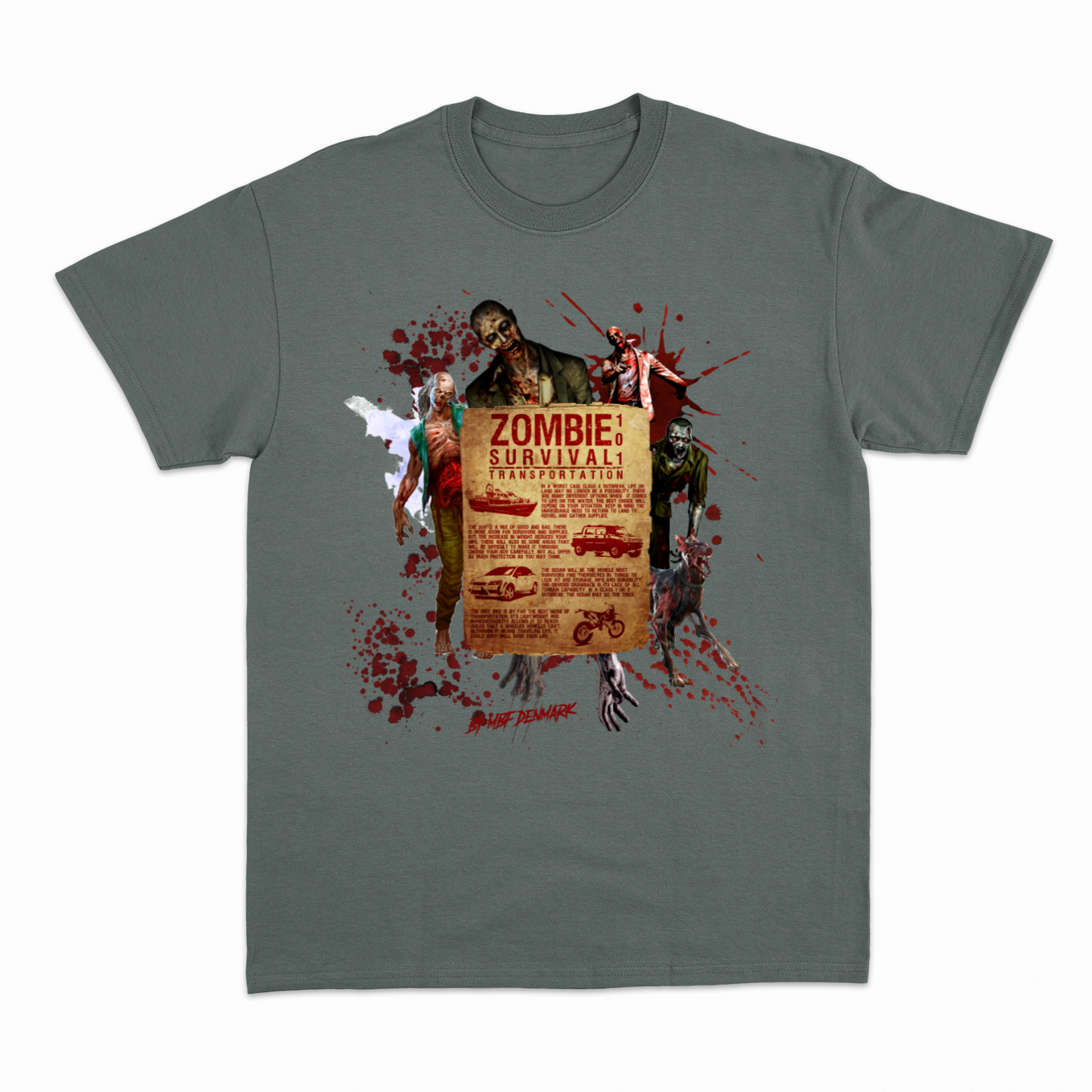 Zombie survival - Heavier fabric t-shirt