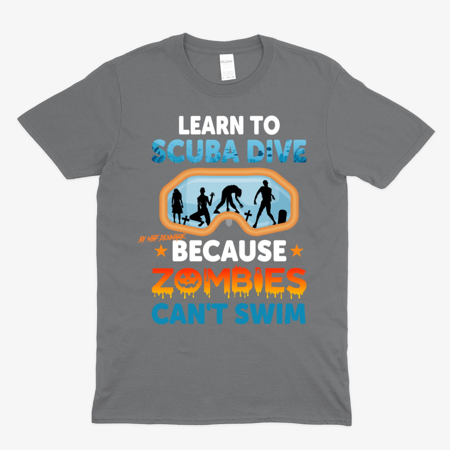 Zombies cant swim - Soft Unisex T-Shirt