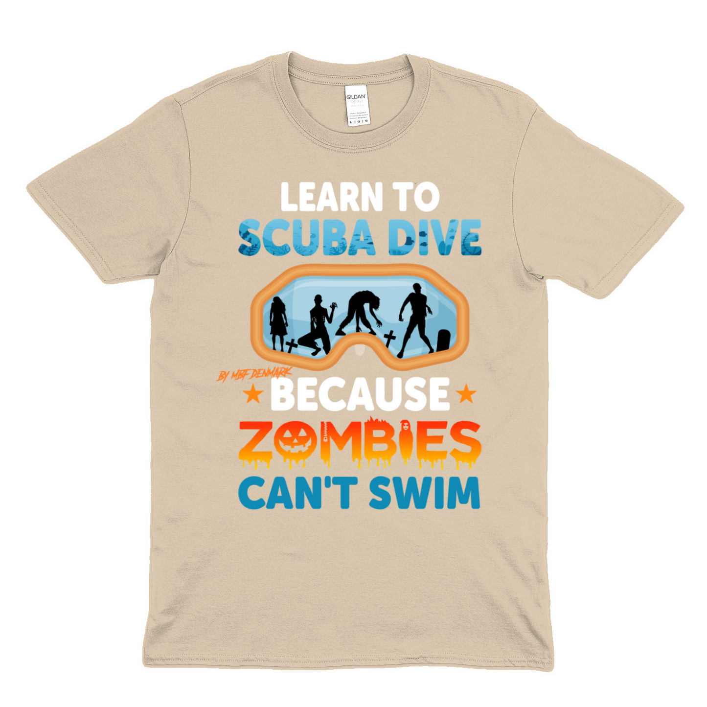 Zombies cant swim - Soft Unisex T-Shirt