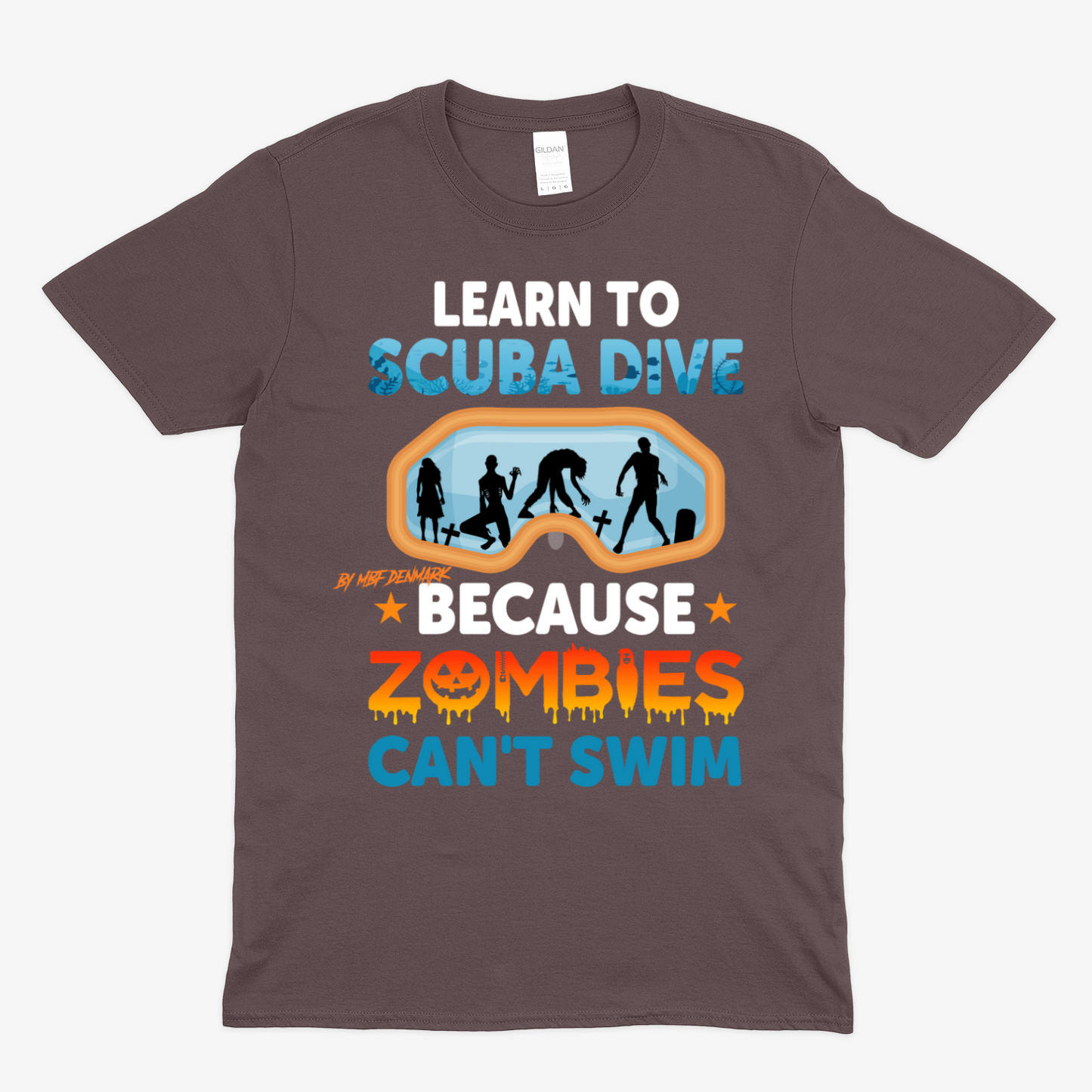 Zombies cant swim - Soft Unisex T-Shirt
