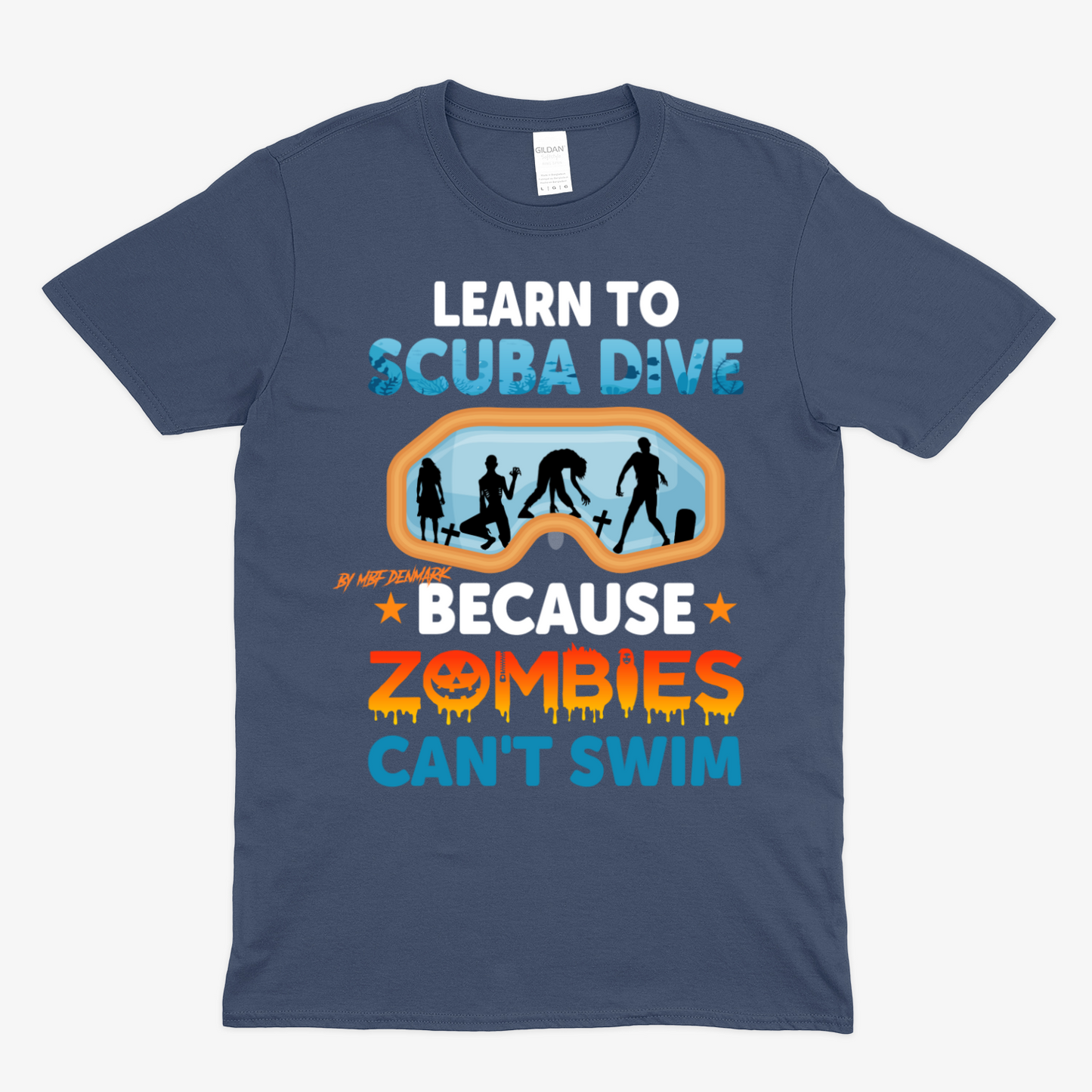Zombies cant swim - Soft Unisex T-Shirt