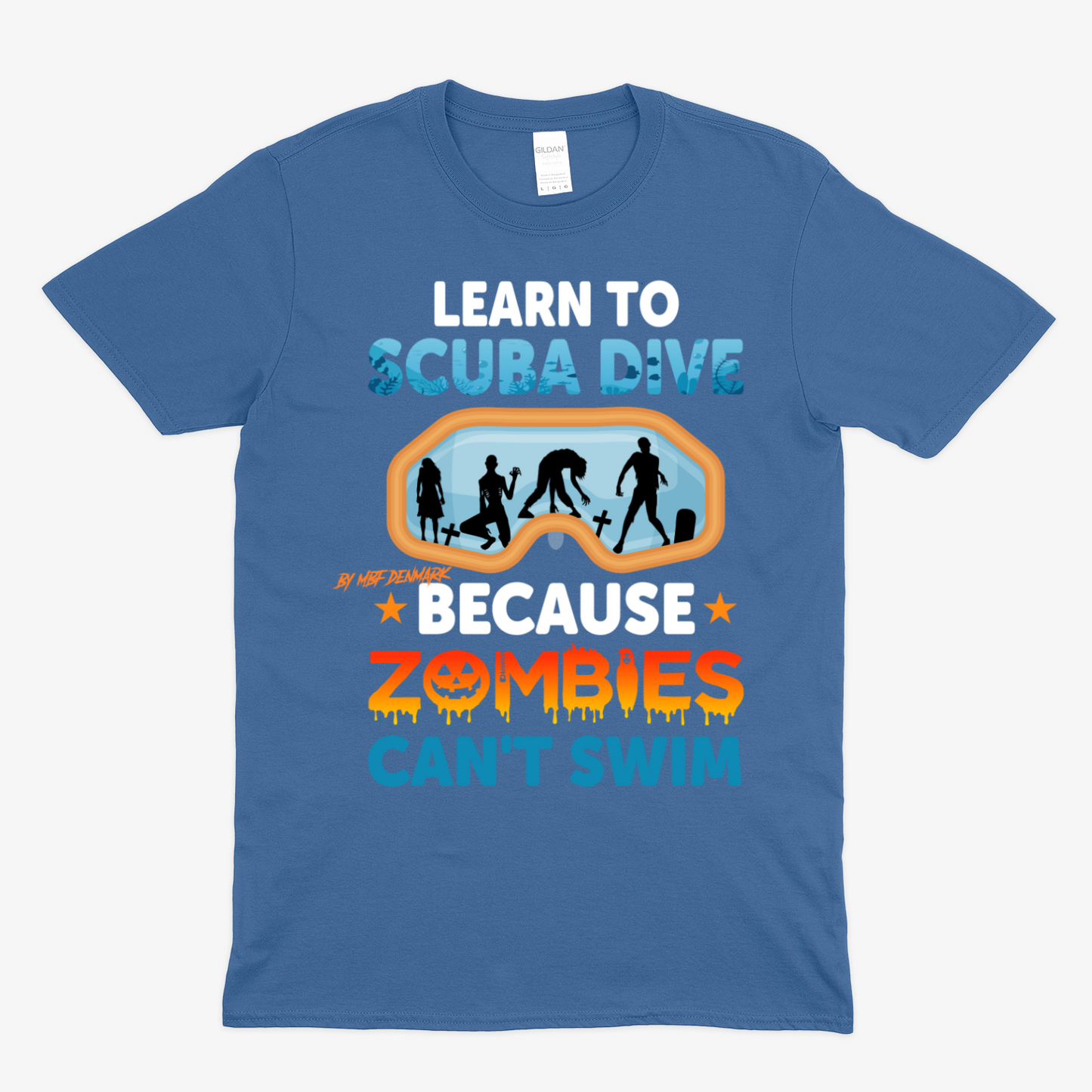 Zombies cant swim - Soft Unisex T-Shirt