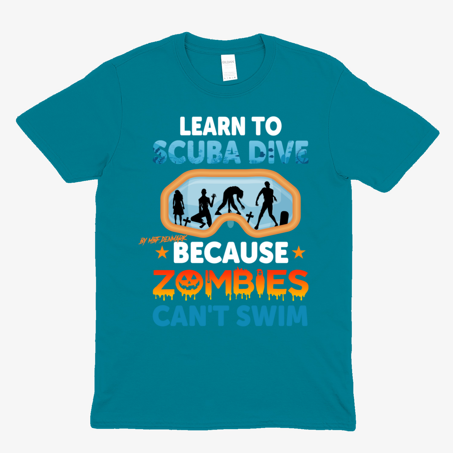 Zombies cant swim - Soft Unisex T-Shirt