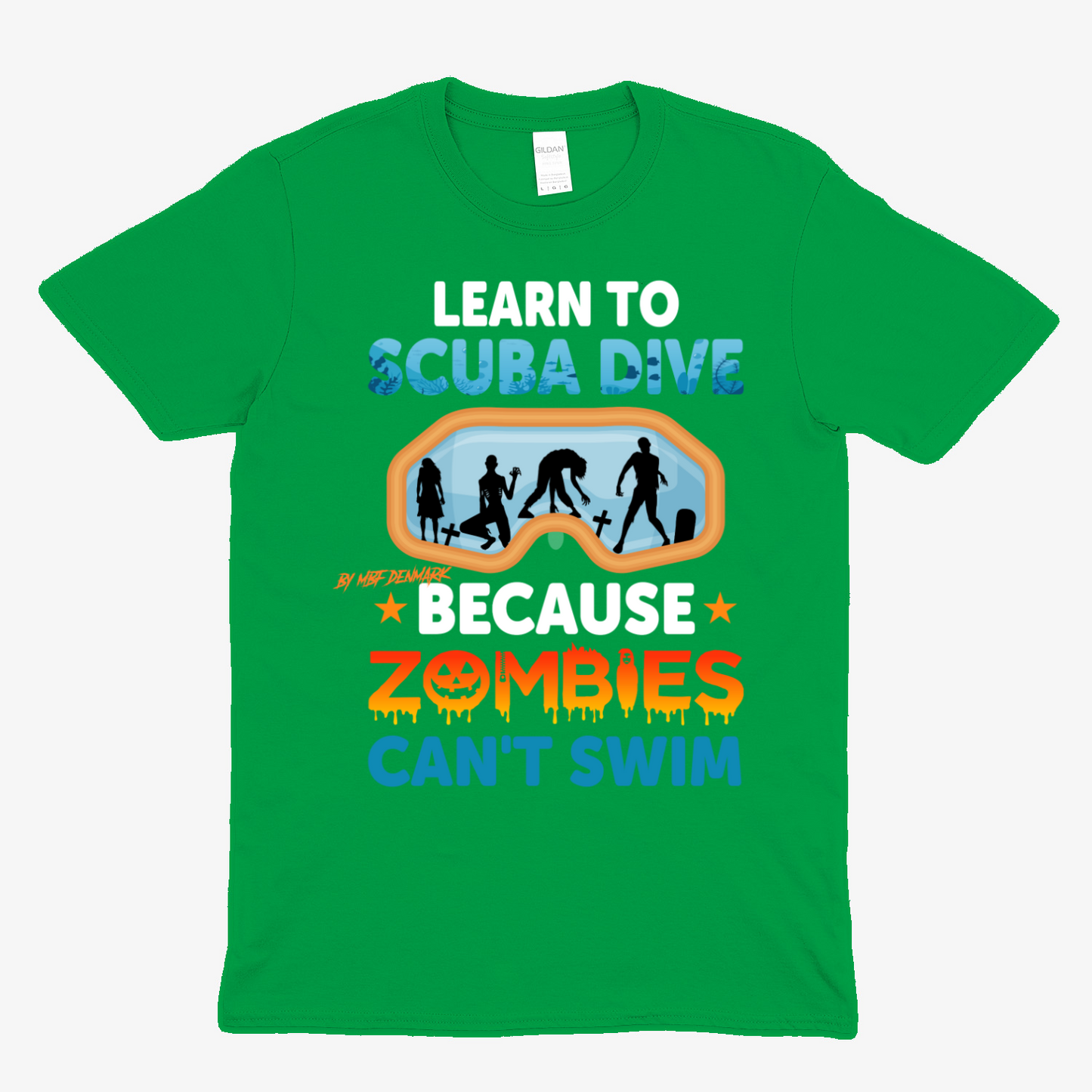 Zombies cant swim - Soft Unisex T-Shirt