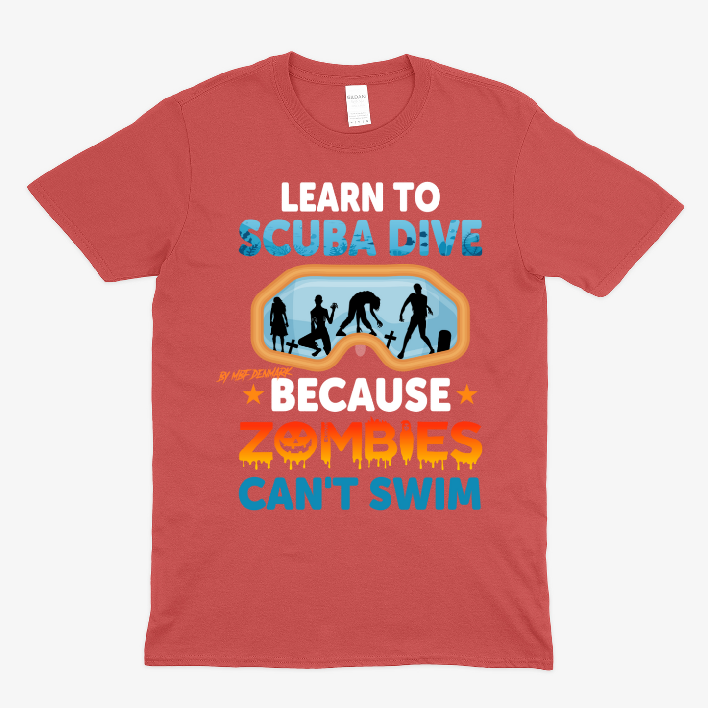 Zombies cant swim - Soft Unisex T-Shirt