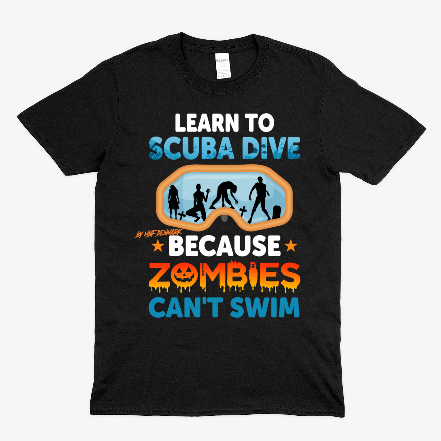 Zombies cant swim - Soft Unisex T-Shirt