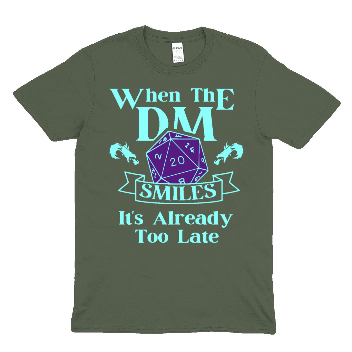 When the DM smiles its already too late (1) - Soft Unisex T-Shirt