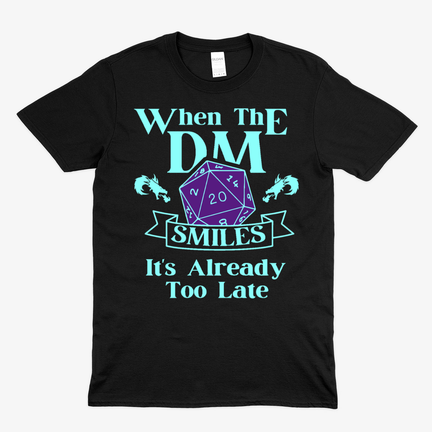 When the DM smiles its already too late (1) - Soft Unisex T-Shirt