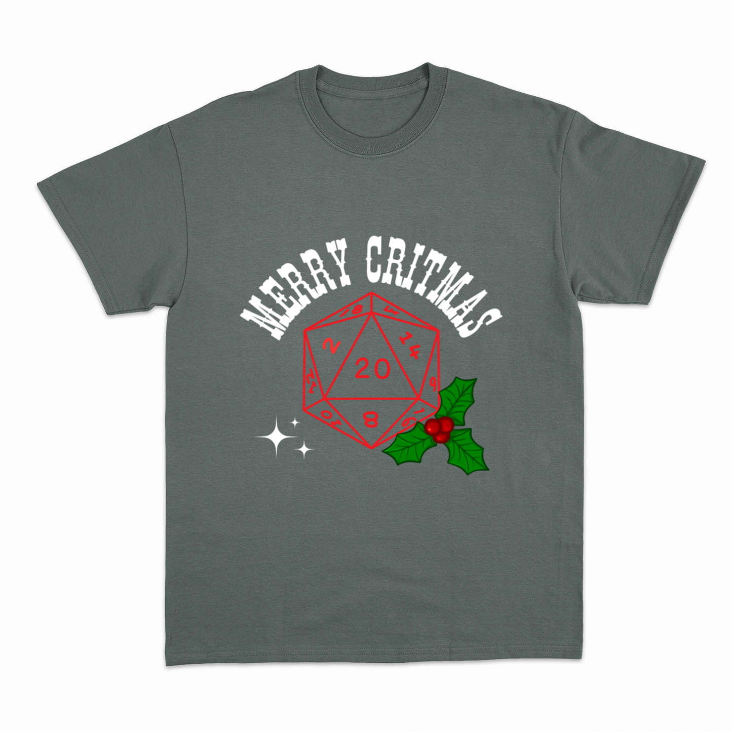 Merry Critmas / R - Heavier fabric t-shirt