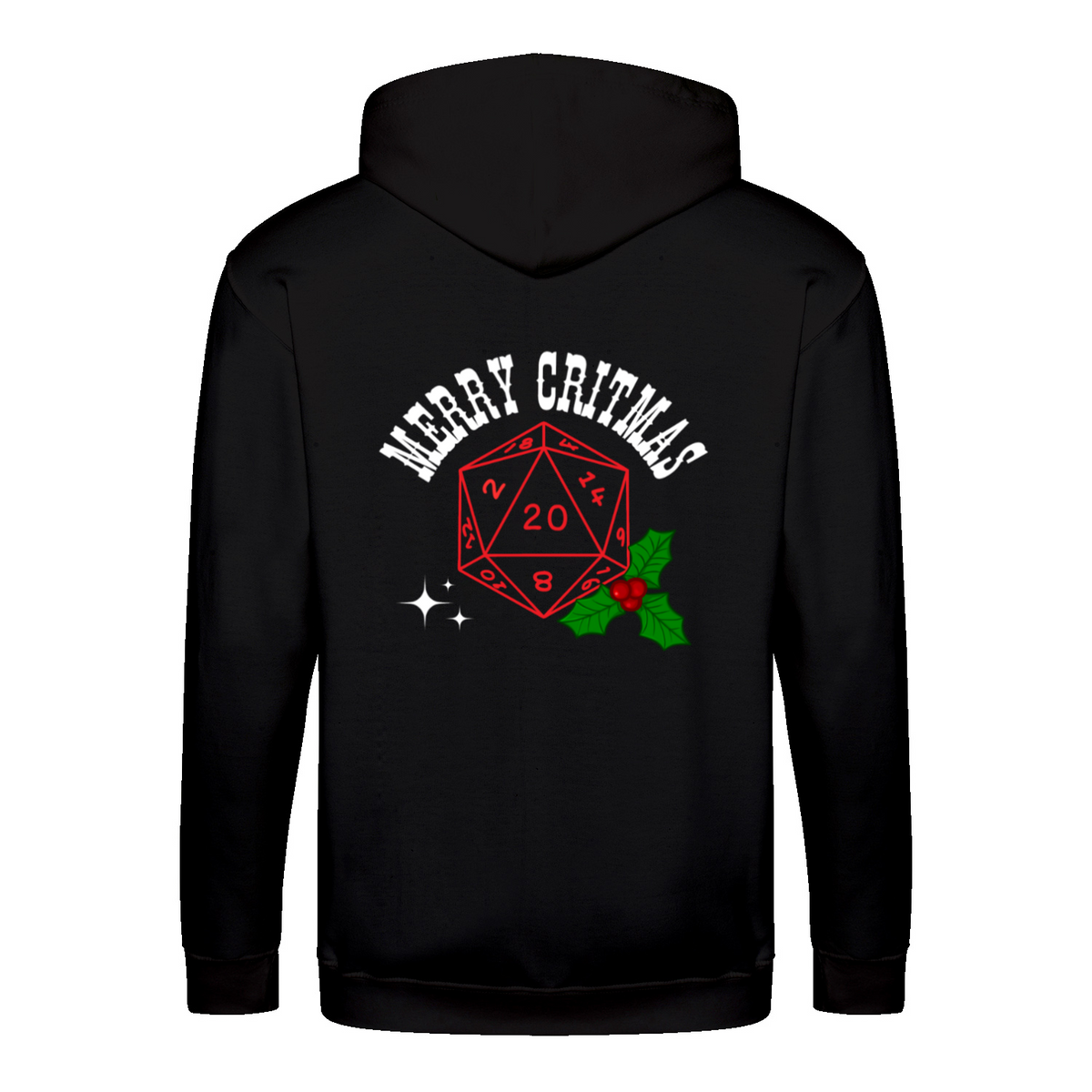 Merry Critmas zip hoodie – Rollespil – produktbillede 3