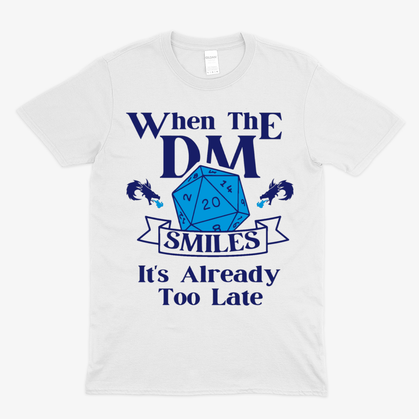 WHEN THE DM SMILES ITS ALREADY TOO LATE (2) - Soft Unisex T-Shirt
