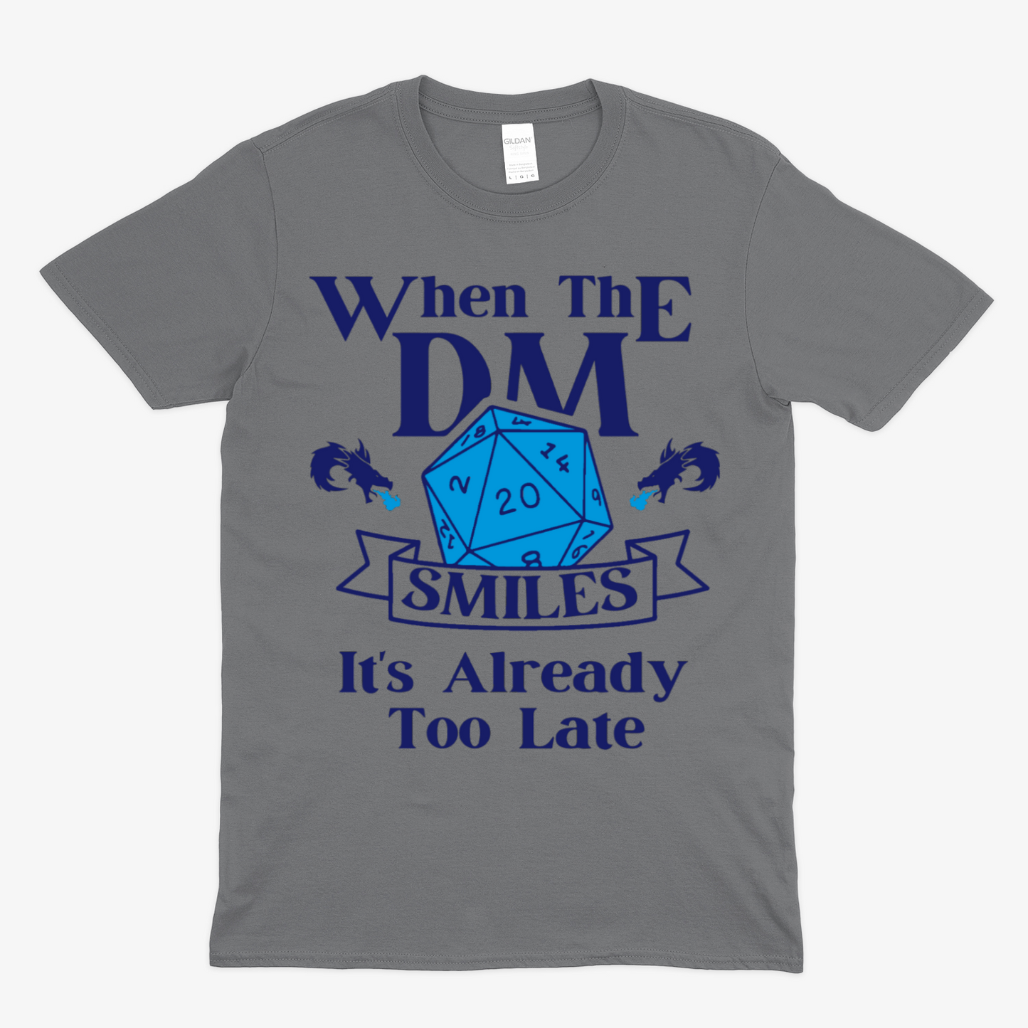 WHEN THE DM SMILES ITS ALREADY TOO LATE (2) - Soft Unisex T-Shirt