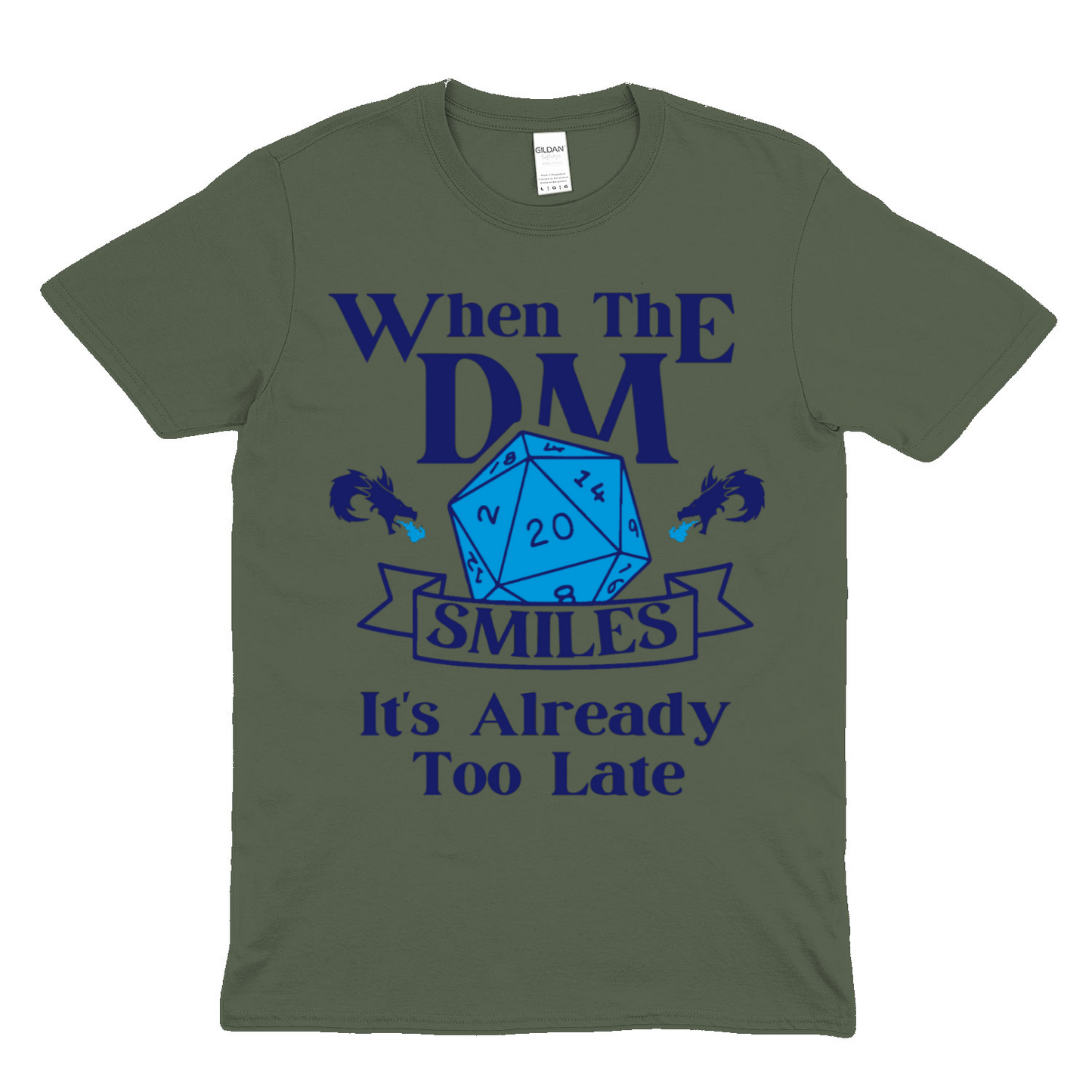 WHEN THE DM SMILES ITS ALREADY TOO LATE (2) - Soft Unisex T-Shirt
