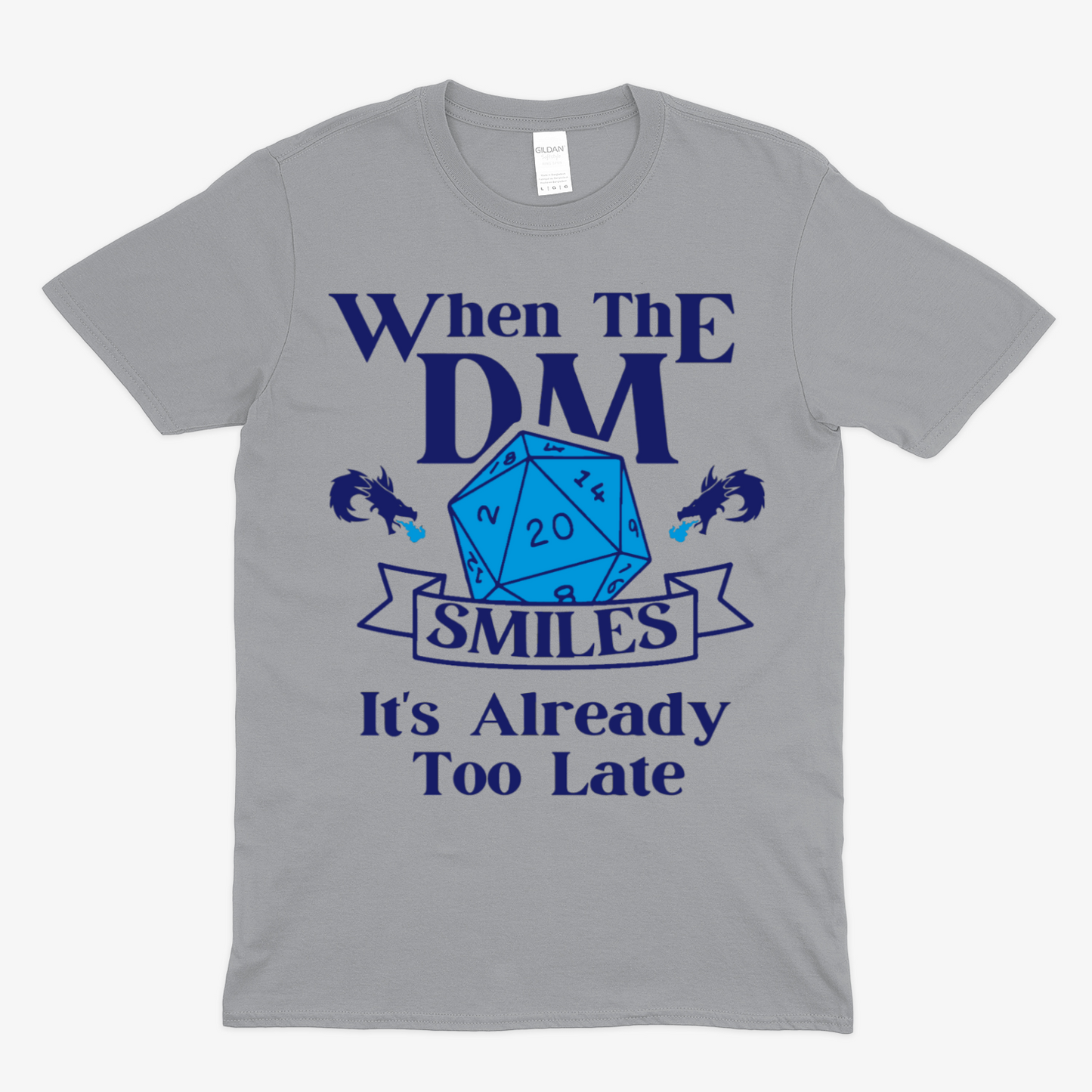 WHEN THE DM SMILES ITS ALREADY TOO LATE (2) - Soft Unisex T-Shirt