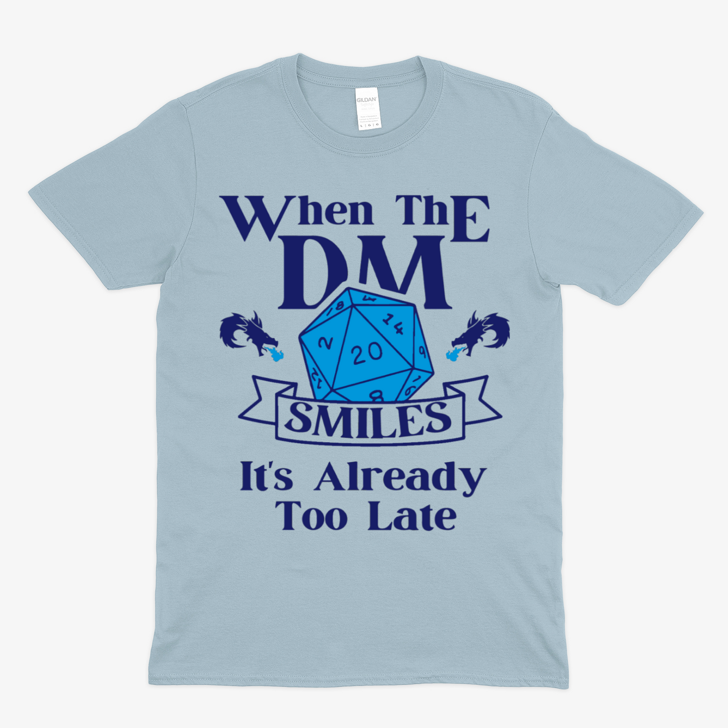 WHEN THE DM SMILES ITS ALREADY TOO LATE (2) - Soft Unisex T-Shirt