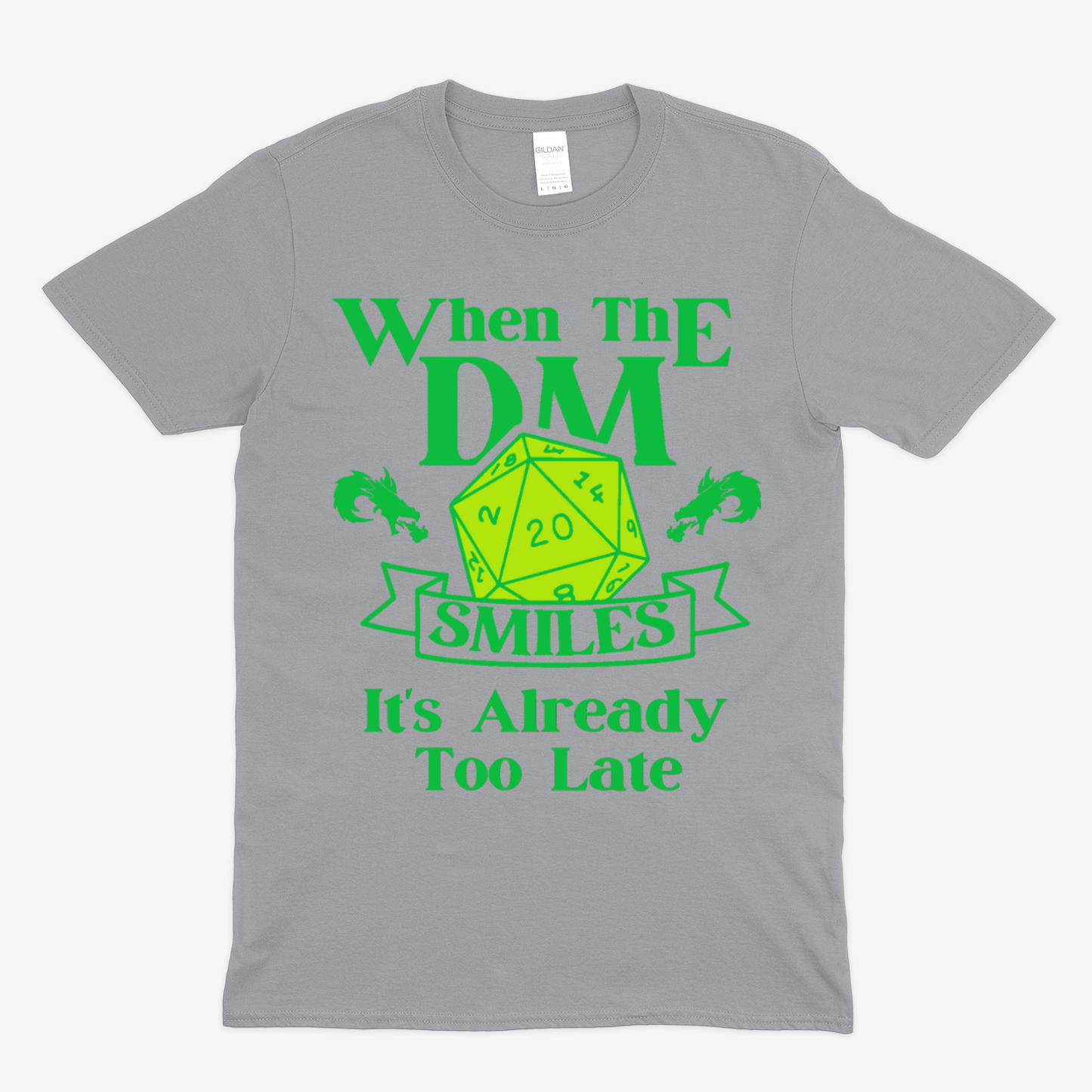 WHEN THE DM SMILES ITS ALREADY TOO LATE (3) - Soft Unisex T-Shirt